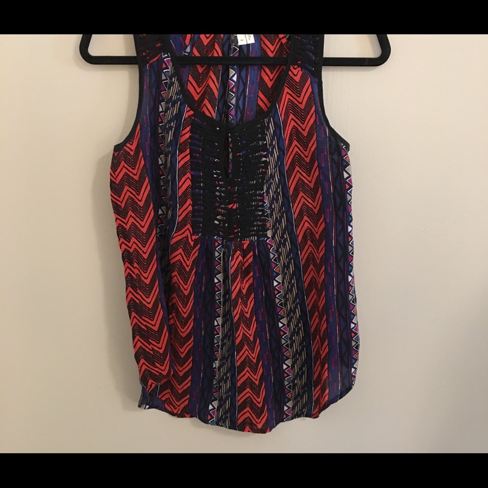 Anthropologie Meadow Rue Nausori sleeveless blouse